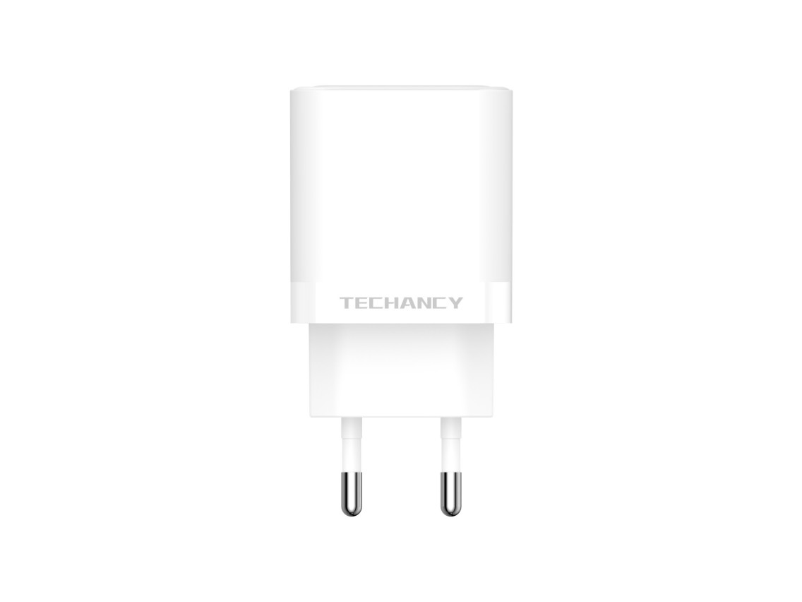 Cargador rápido Techancy 40W Dual USB C PD PPS TA2827 para iPhone, Android, tableta, adaptador UE, b