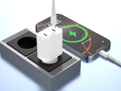 Techancy 40W Dual USB C PD PPS TA2827 Fast Charging Charger for iPhone, Android, Tablet, EU Adapter, Techancy 40W Dual USB C PD PPS TA2827 Fast Charging Charger for iPhone, Android, Tablet, EU Adapter,