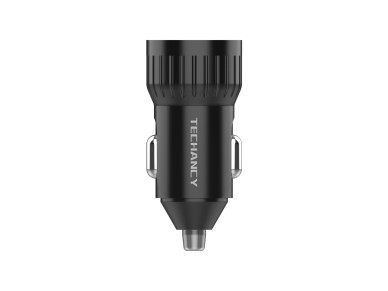 Techancy Carregador de carro 52.5W USB A e USB C PD PPS QC3.0 TC6430 Carregamento rapido 12V 24V Pre