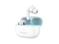 Techancy Auriculares TWS KP2714 Bluetooth 5.3 liga��o 10m USB-C 4h de autonomia som n�tido confort�v
