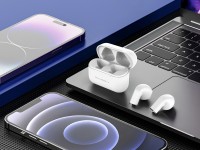 Techancy Auriculares TWS KP2713 Bluetooth 5.4 true wireless USB-C 4h de autonomia liga��o est�vel 9m