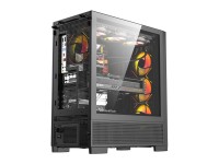 Gabinete para computador DarkFlash AIRNOVA (preto) + 3 ventoinhas Gabinete para computador DarkFlash AIRNOVA (preto) + 3 ventoinhas