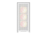 Gabinete para computador DarkFlash AIRNOVA (branco) + 3 ventoinhas