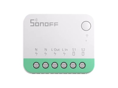 Smart mini switch WiFi Sonoff MINIR4M Matter (HomeKit, SmartThings, Home Assistant)