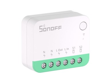 Smart mini switch WiFi Sonoff MINIR4M Matter (HomeKit, SmartThings, Home Assistant)