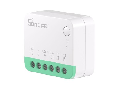 Smart mini switch WiFi Sonoff MINIR4M Matter (HomeKit, SmartThings, Home Assistant)