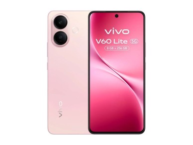Vivo V60 Lite Smartphone 8GB/ 256GB/ 6.77"/ 5G/ Pink/ Includes 90W Charger and Buds Vivo V60 Lite Smartphone 8GB/ 256GB/ 6.77"/ 5G/ Pink/ Includes 90W Charger and Buds