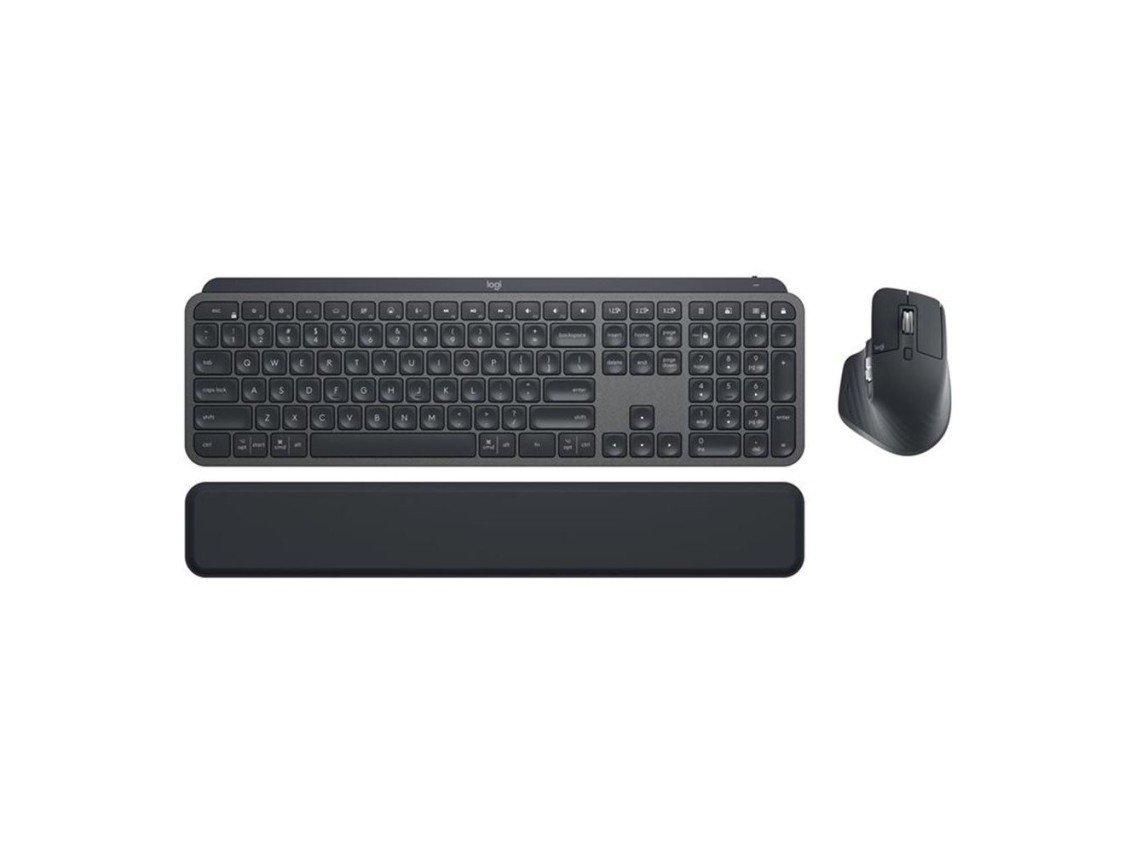 Teclado + raton logitech mx keys combo for business bluetooth logi bolt bateria recargable