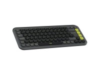 Teclado logitech pop icon keys inalambrico grafito - verde