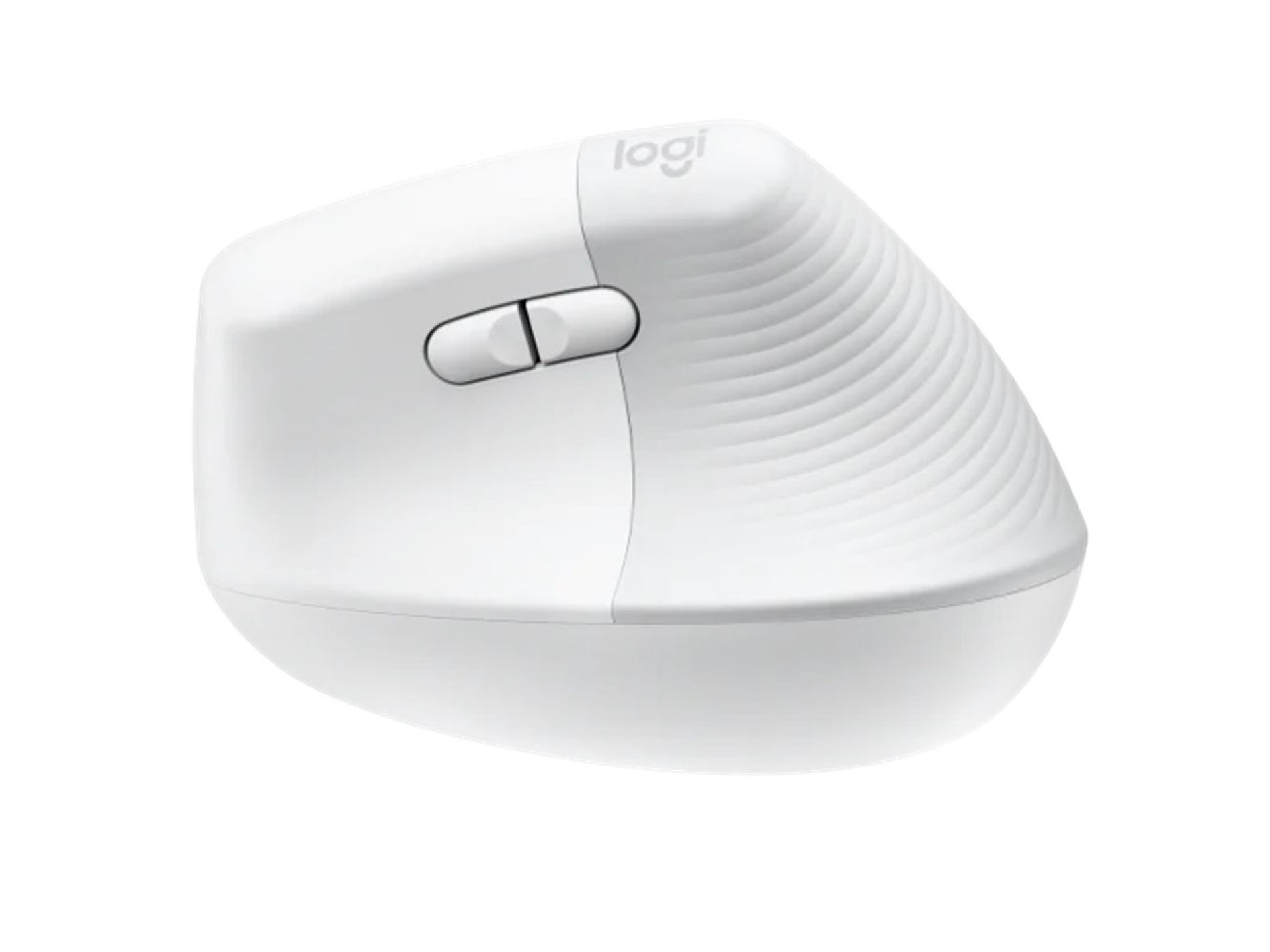 Mouse raton vertical logitech lift 6 botones 4000 dpi wireless inalambrico blanco crudo