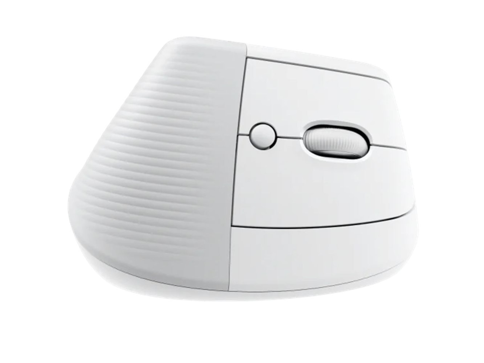 Mouse raton vertical logitech lift 6 botones 4000 dpi wireless inalambrico blanco crudo