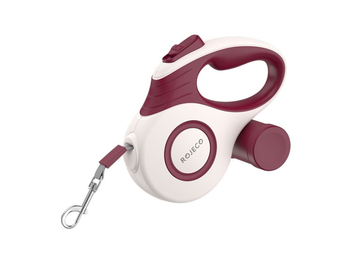 Rojeco A12 5M Automatic Retractable Dog Leash (red)