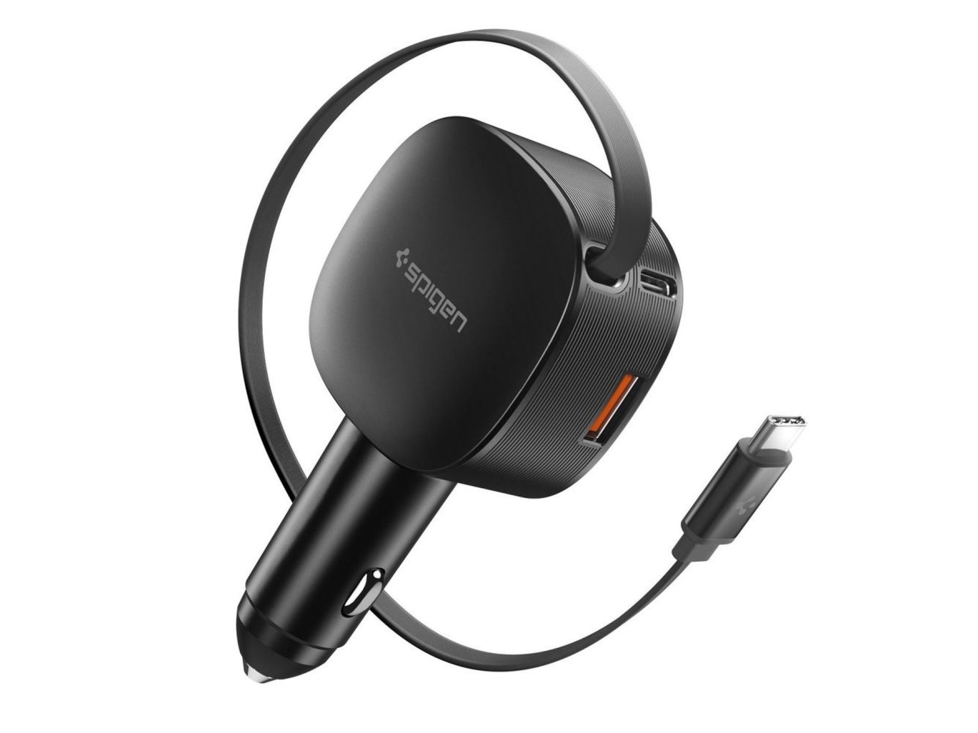 Carregador veicular Spigen EV603BT 60W - Preto