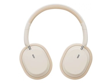 Auriculares Bluetooth Bowie D05 en color blanco crema