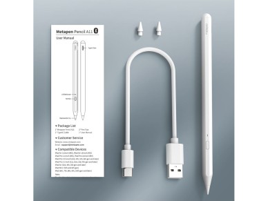 Metapen Pencil A11 for iPad - White Metapen Pencil A11 for iPad - White