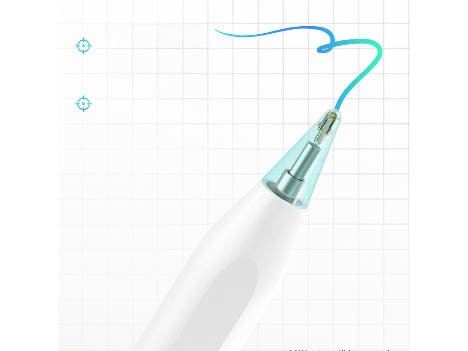 Metapen Pencil A8 para iPad - Branco