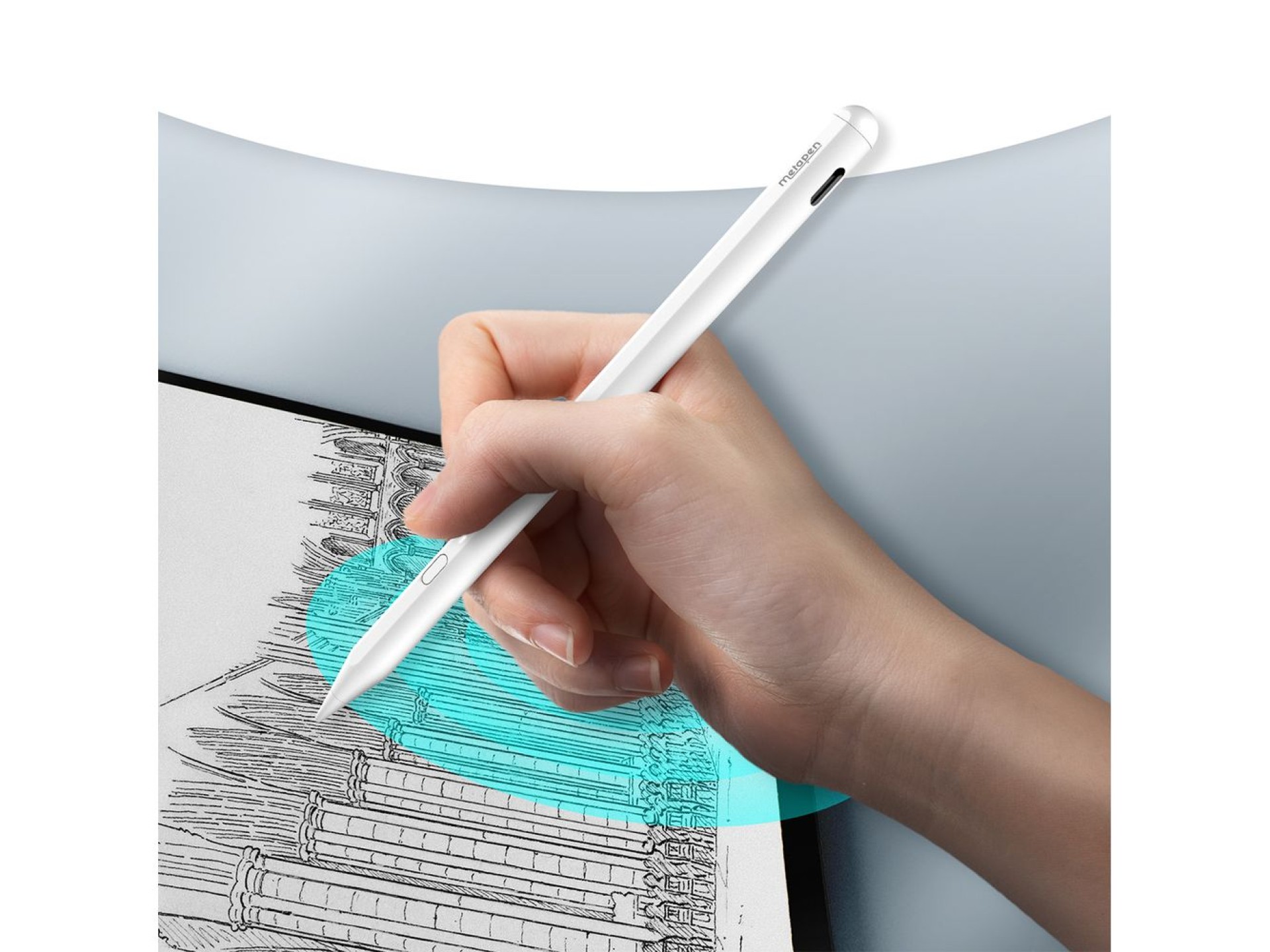 Lápis Metapen A11 para iPad - Branco