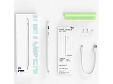 L�pis Metapen Air8 Pro para iPad - Branco