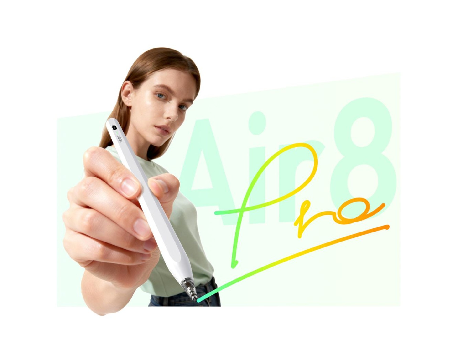 Lápis Metapen Air8 Pro para iPad - Branco