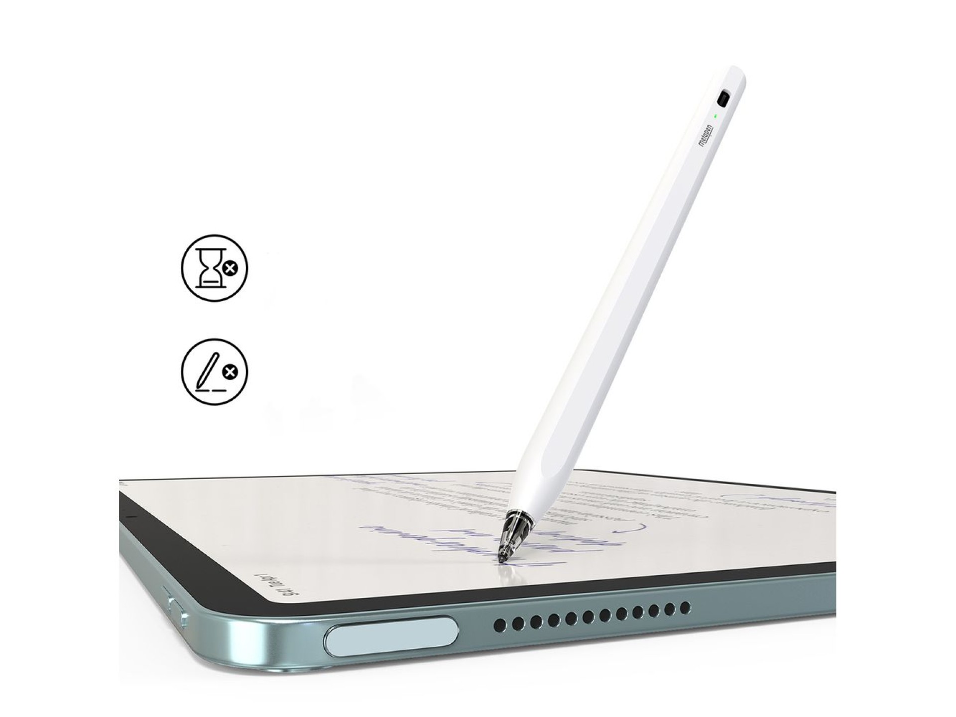Lápis Metapen Air8 Pro para iPad - Branco