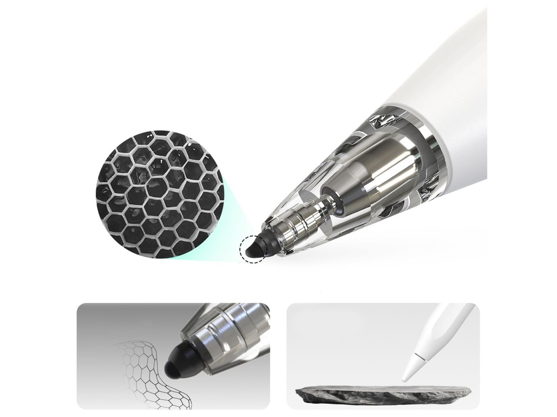 Lápis Metapen Air8 Pro para iPad - Branco