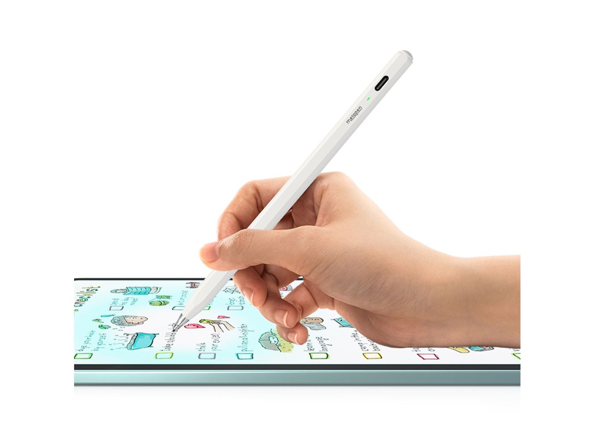 Lápis Metapen Air8 Pro para iPad - Branco