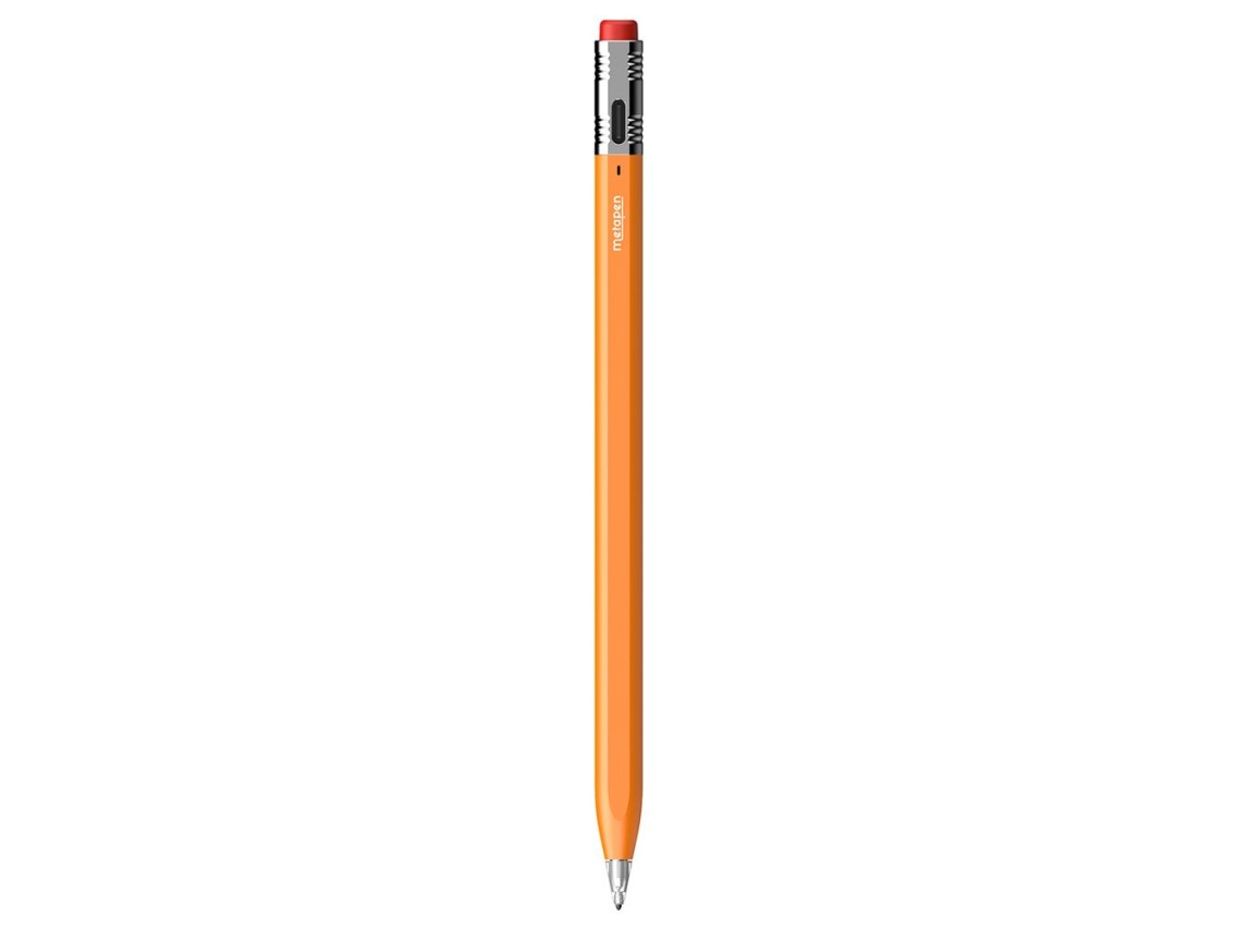 Caneta stylus Metapen Pencil Air8 Pro X para iPad - laranja