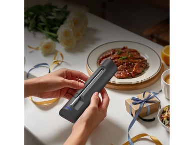 Term�metro de cozinha Meatmeet S Pro com aplicativo Bluetooth/Wi-Fi para churrasqueira, forno e defu