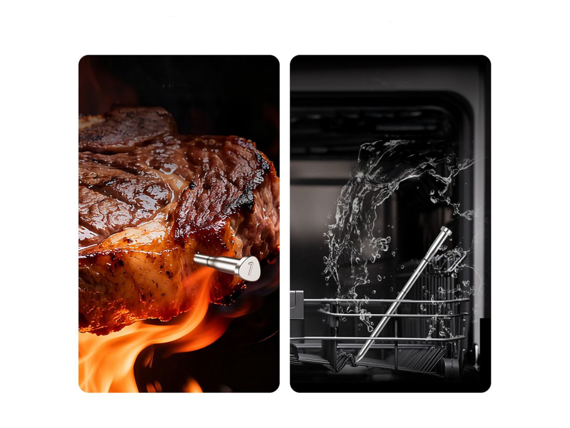 Termómetro de cocina Meatmeet X Pro con aplicación Bluetooth/WiFi para parrilla, horno y ahumador -