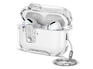 Capa Tech-Protect Bounce Pro para AirPods Pro 3 - Transparente