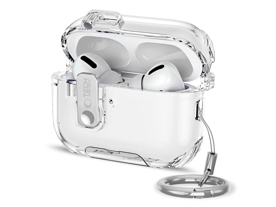 Capa Tech-Protect Bounce Pro para AirPods Pro 3 - Transparente