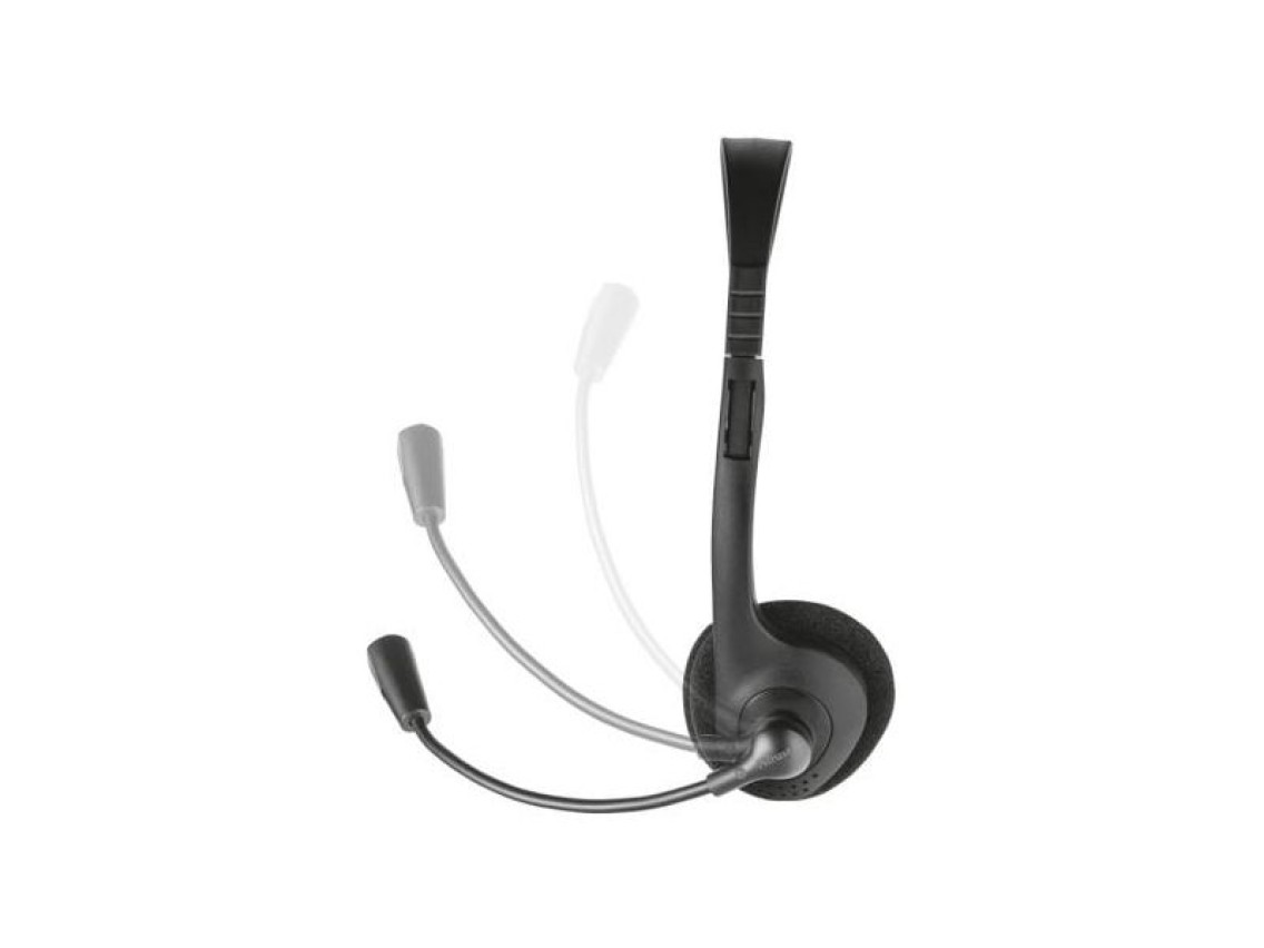 Trust Primo Chat Headphones / with Microphone / 3.5mm Jack / Black