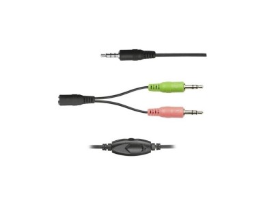Fones de ouvido Trust Primo Chat / com microfone / Conector de 3,5 mm / Preto