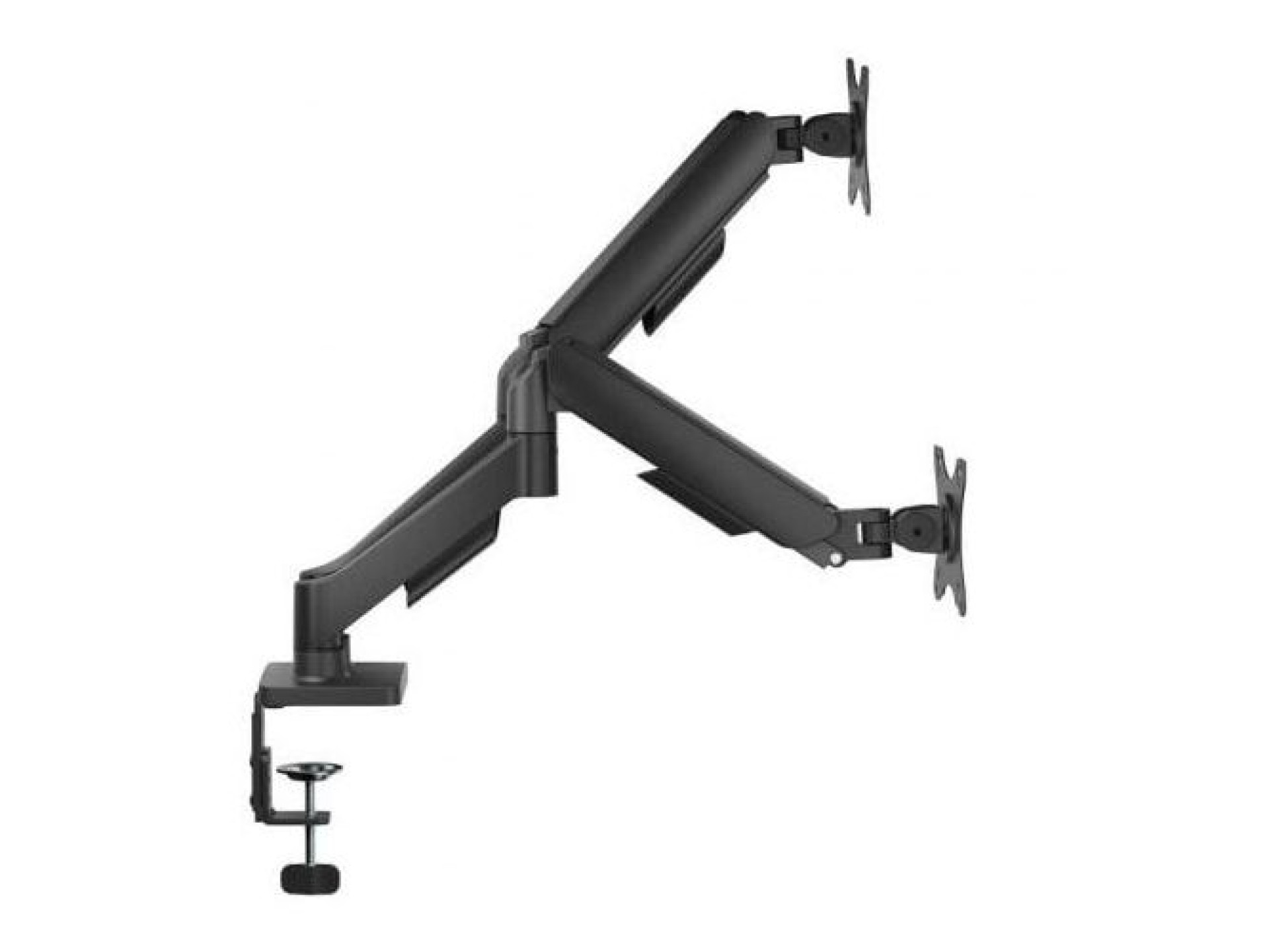 Suporte de mesa com contrapeso Aisens DT32TSR-357 para 2 monitores / Giratório / Inclinável / até 9