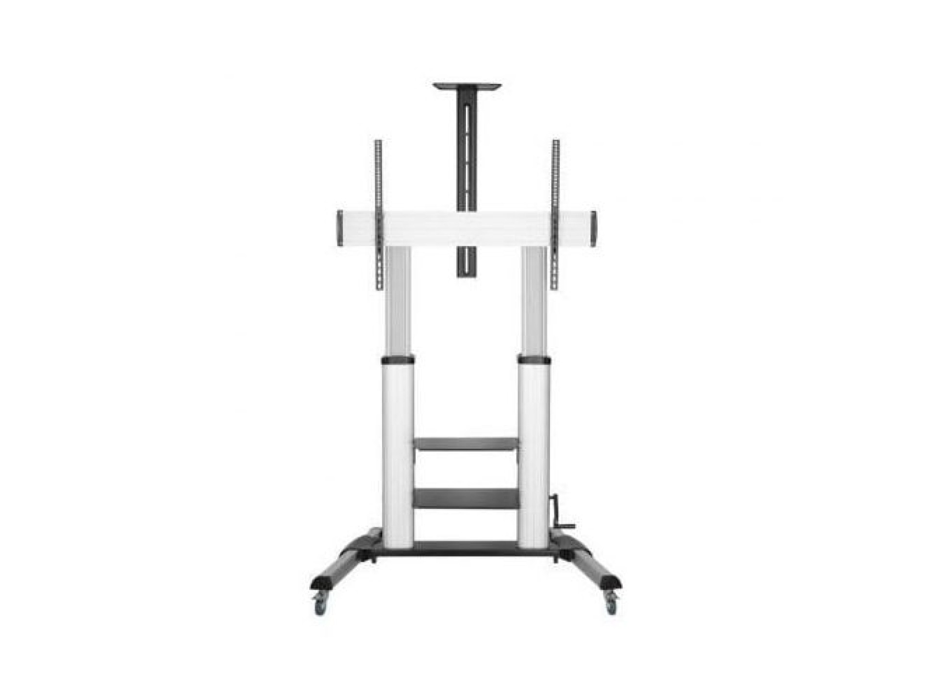 Soporte de Suelo Inclinable con Ruedas y Manivela Aisens FT100TE-125 para TV 60-100"/ hasta 100kg