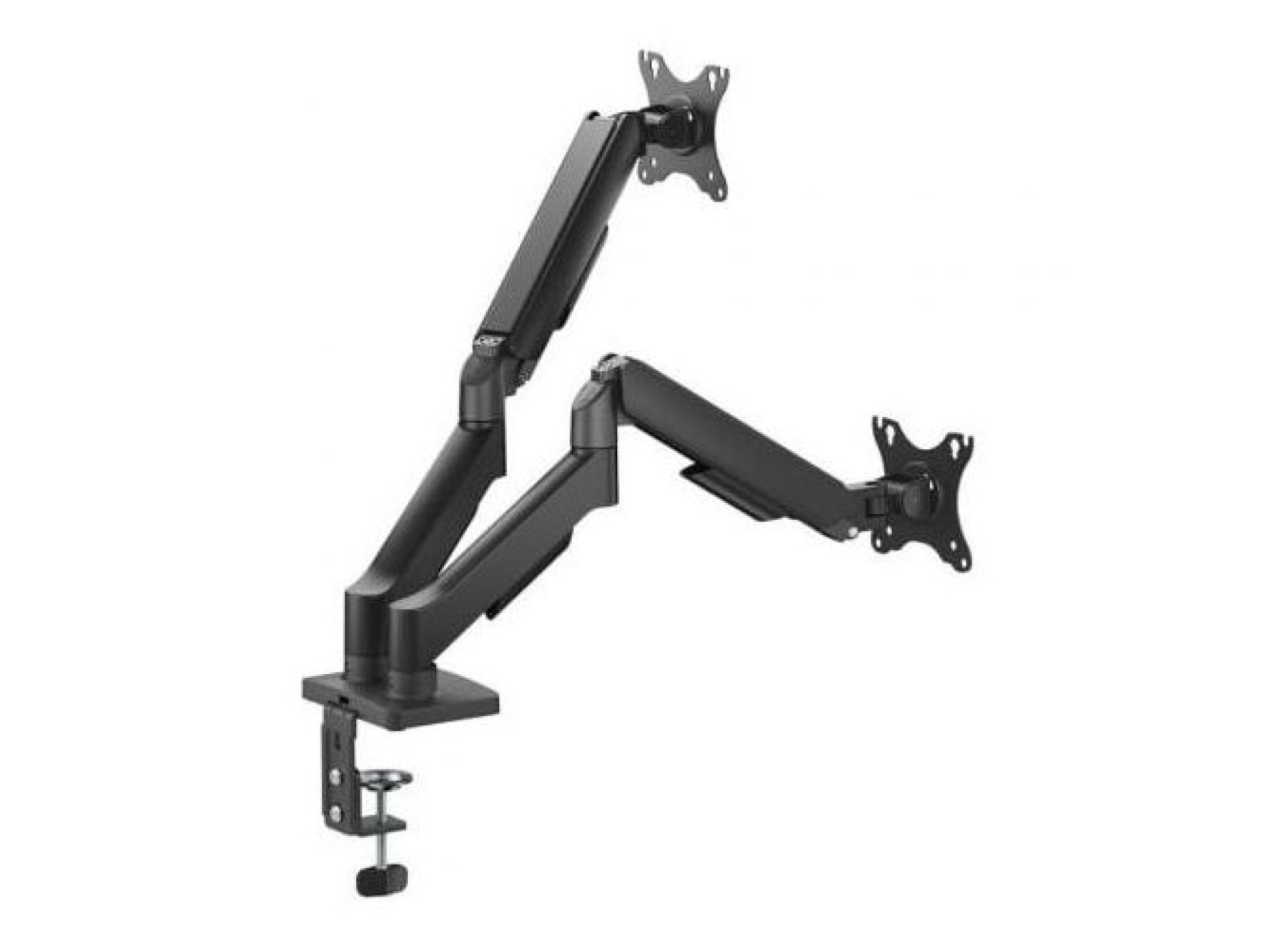 Suporte de mesa com contrapeso Aisens DT32TSR-357 para 2 monitores / Giratório / Inclinável / até 9