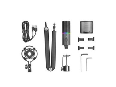Microfone para jogos Mars MMIC-XT/ USB 2.0/ Preto Microfone para jogos Mars MMIC-XT/ USB 2.0/ Preto