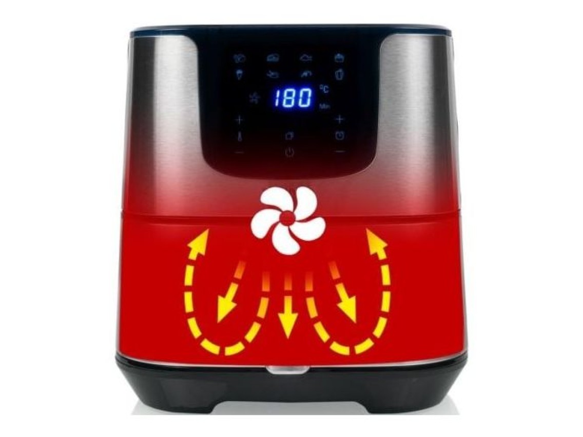 Air Fryer / Oil-Free Princess Deluxe Digital XXL 183312 / 1700W / 5.5L Capacity