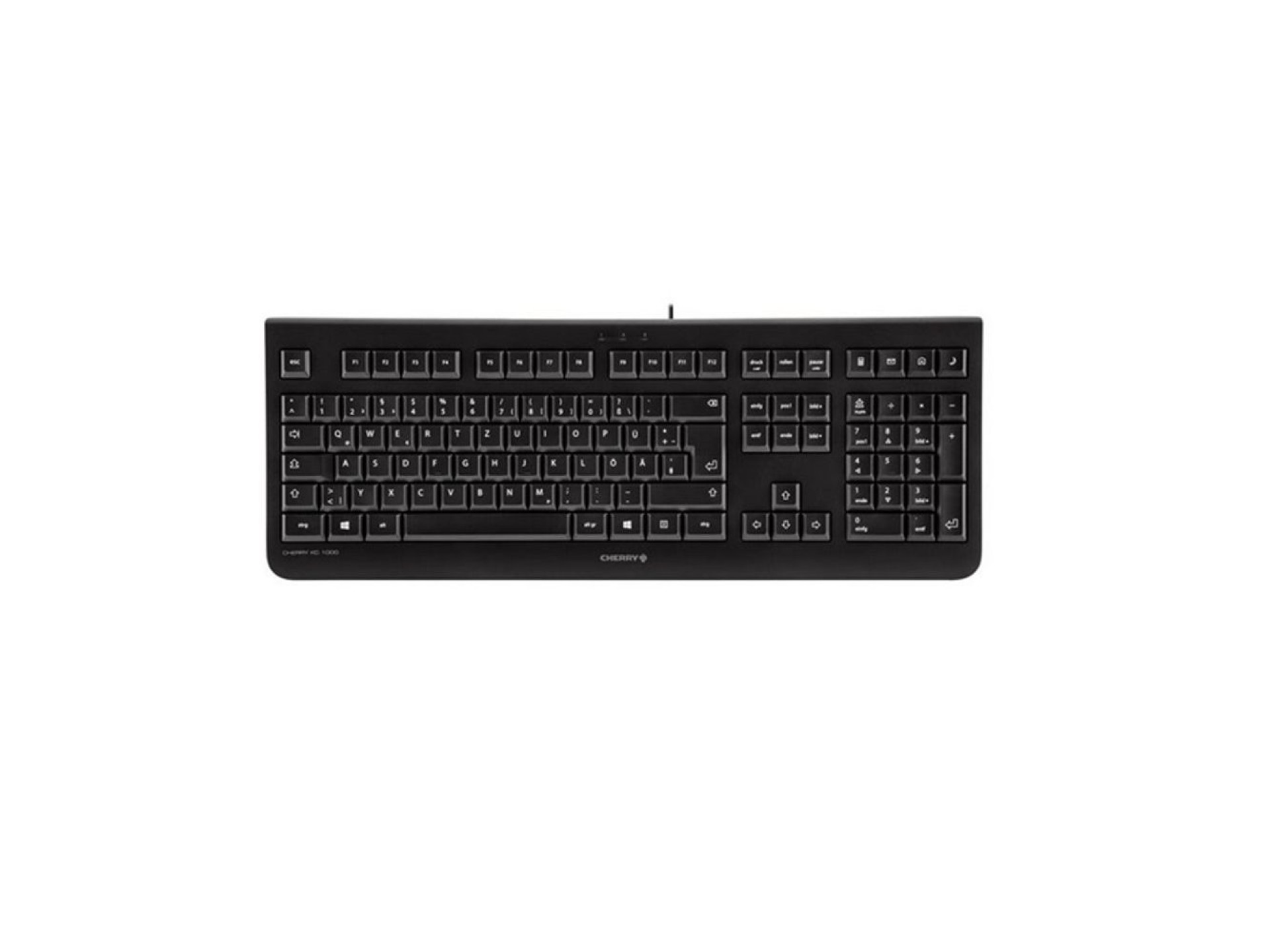 Teclado USB Cherry KC 1000 Silent Ultra Slim Preto