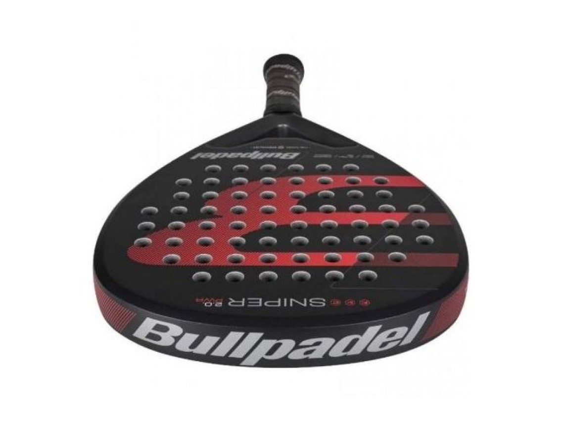Raquete de Padel Bullpadel Sniper 2.0 Power 2026 / Preta e Vermelha