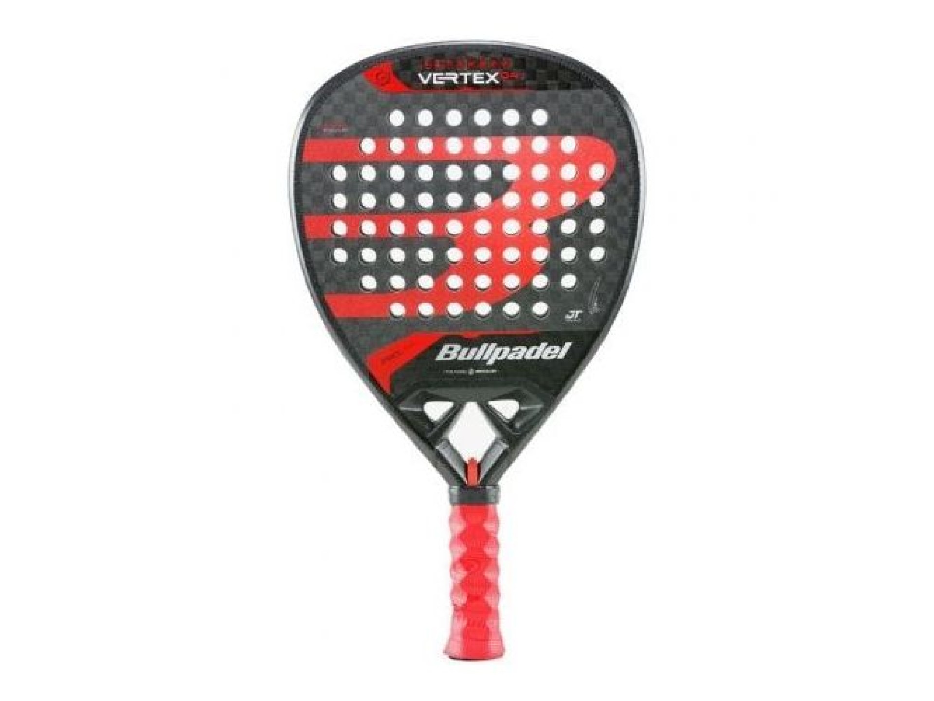 Pala de Pádel Bullpadel Vertex 04 2024/ Roja y Negra