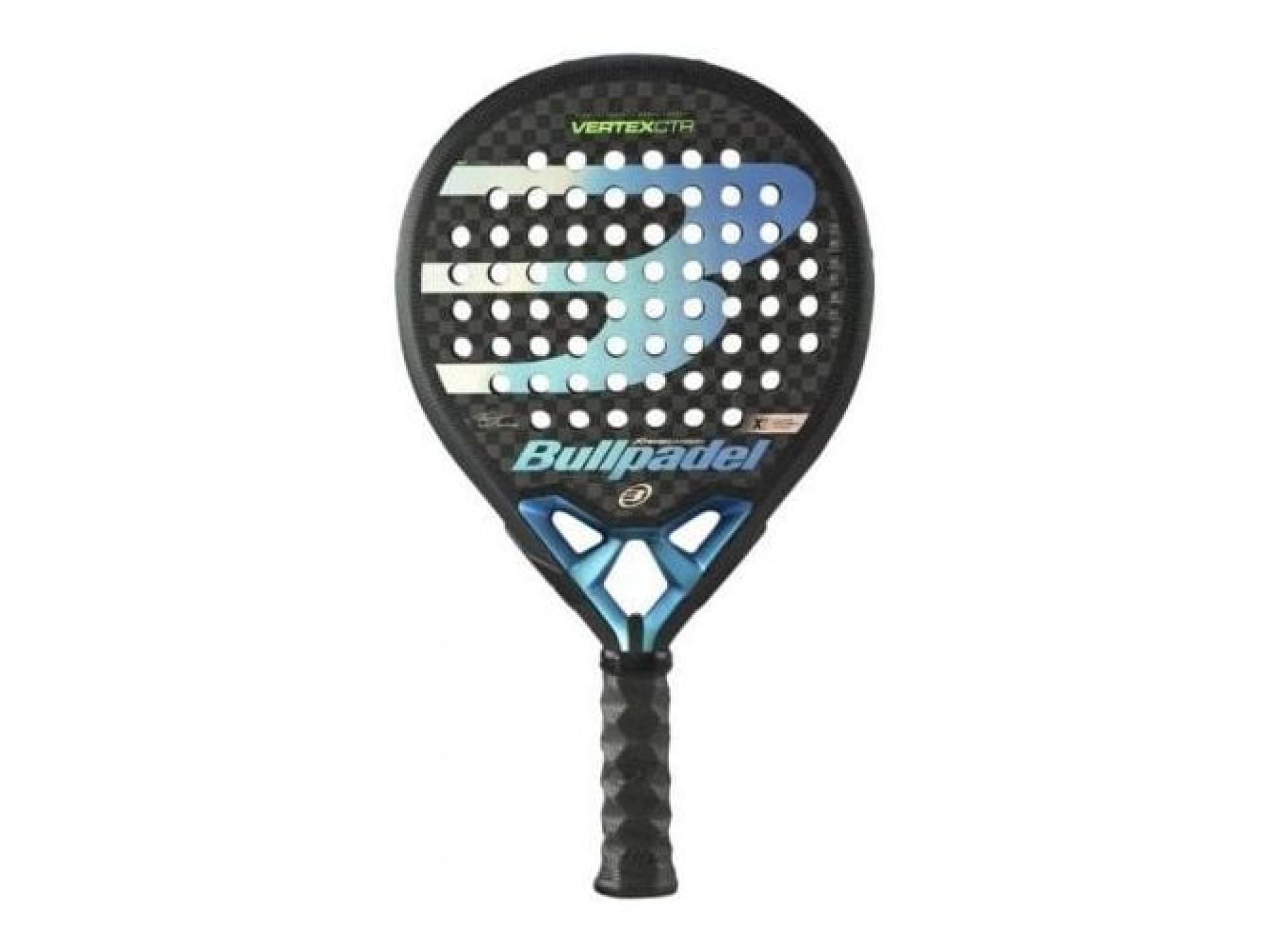 Raquete de Padel Bullpadel Vertex 02 Control Proline 2020 (Fede Chingotto)/ Azul e Preta