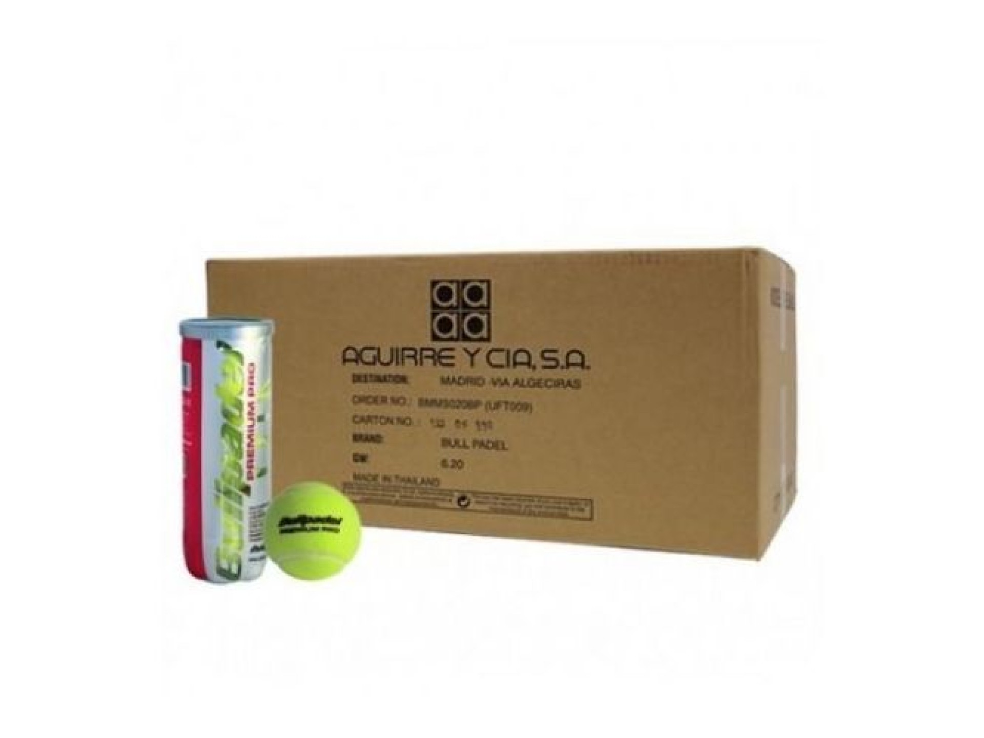 Cajón Bolas Bullpadel Premium Pro/ 24 packs de 3 unidades