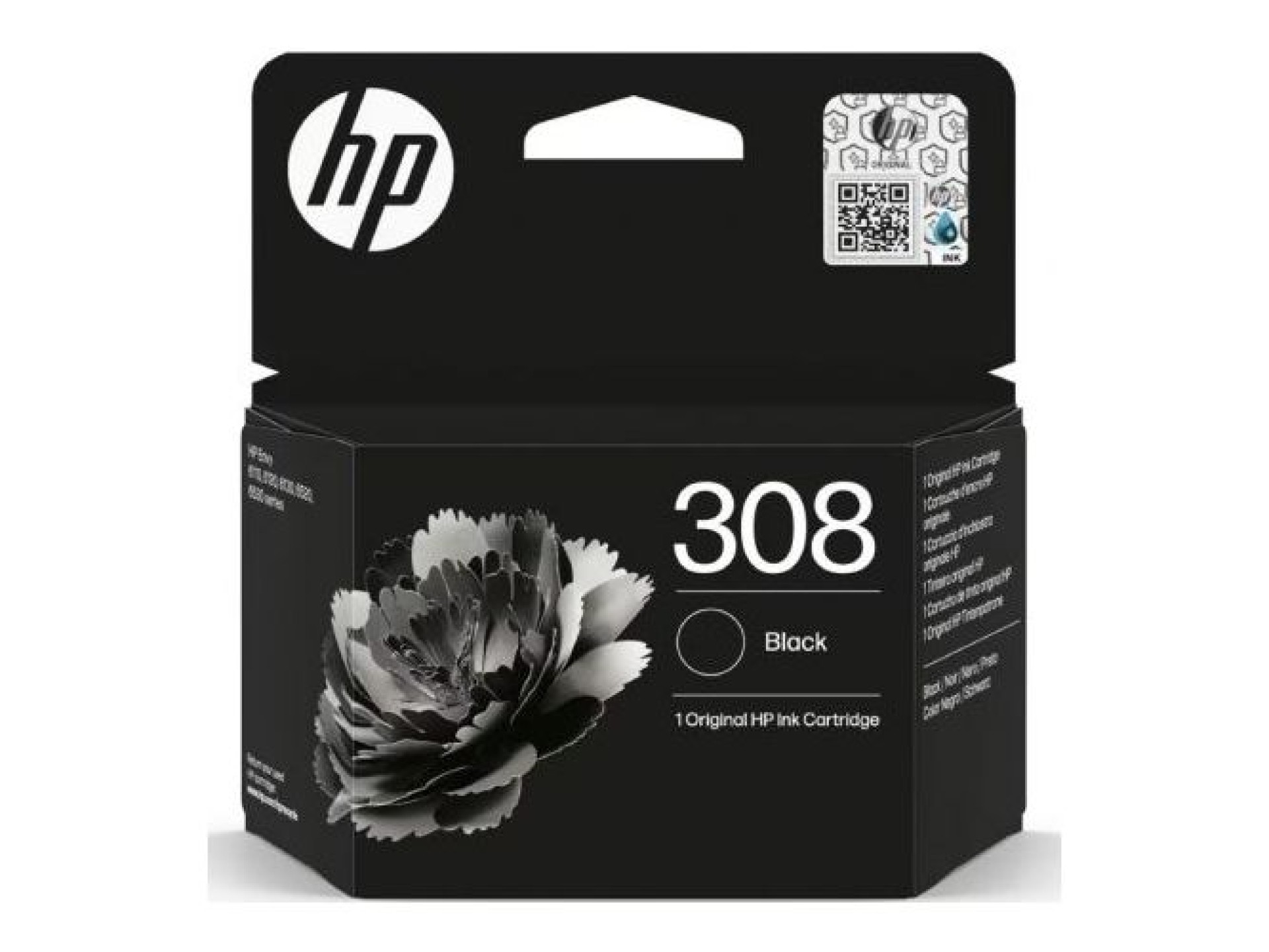 Cartucho de tinta original HP nº 308/Preto