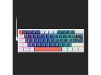 Machenike K500-B61 Wired Mechanical Gaming Keyboard with Backlight Brown Switch - Blue and White Machenike K500-B61 Wired Mechanical Gaming Keyboard with Backlight Brown Switch - Blue and White