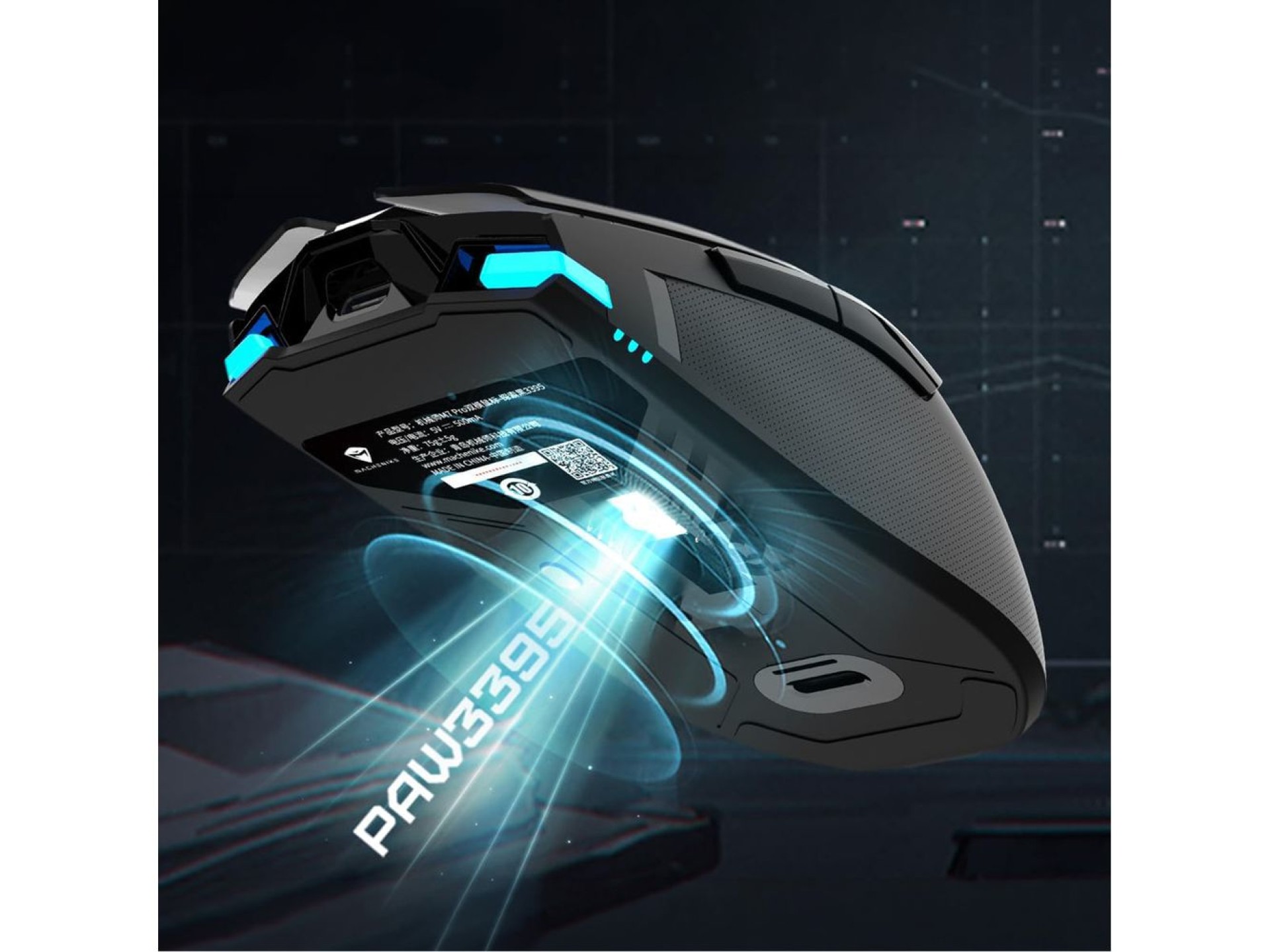 Mouse Gamer Sem Fio Machenike M7 Pro - Preto