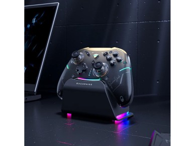 Machenike G5Pro Premium Edition Wireless Game Controller with Charging Station - Black and Gold Machenike G5Pro Premium Edition Wireless Game Controller with Charging Station - Black and Gold