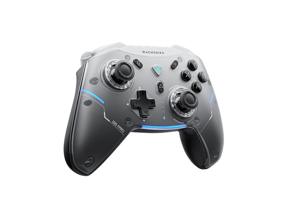 Controle sem fio Machenike G5Pro Max com base de carregamento - Cinza