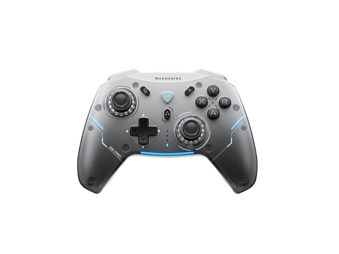 Controle sem fio Machenike G5Pro Max com base de carregamento - Cinza