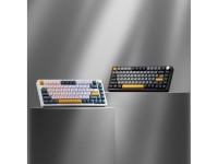 Teclado mecánico inalámbrico retroiluminado para juegos Machenike K600-B82W con interruptor GR plate Teclado mecánico inalámbrico retroiluminado para juegos Machenike K600-B82W con interruptor GR plate